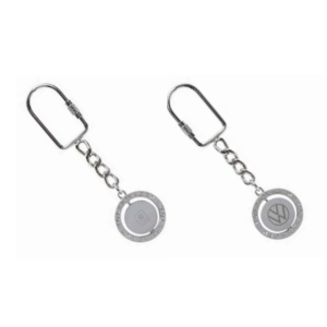 Llavero plata con logo VW